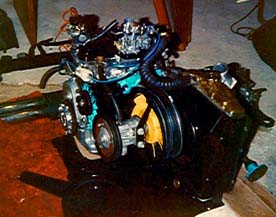 Reassembled engine