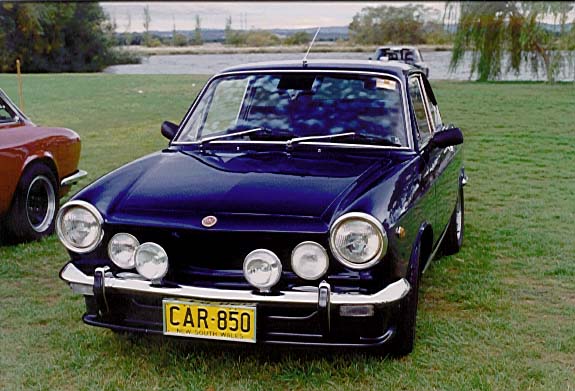 1968 Fiat 850 Sports Coupe CAR850 at Italian Day show at Canberra