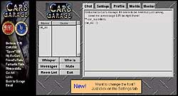 Inside Car's Garage Chat Room