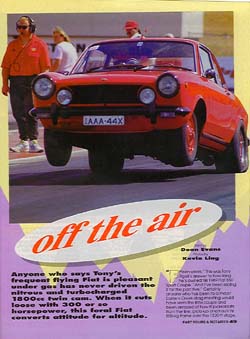 Fast Fours & Rotaries story