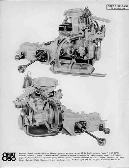 Early 850 engine