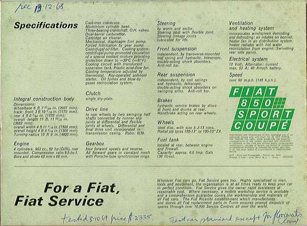Specifications