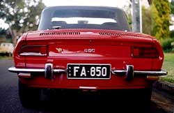 rear view of the Spider
