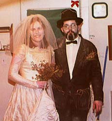 Scott & his wife dressed to kill